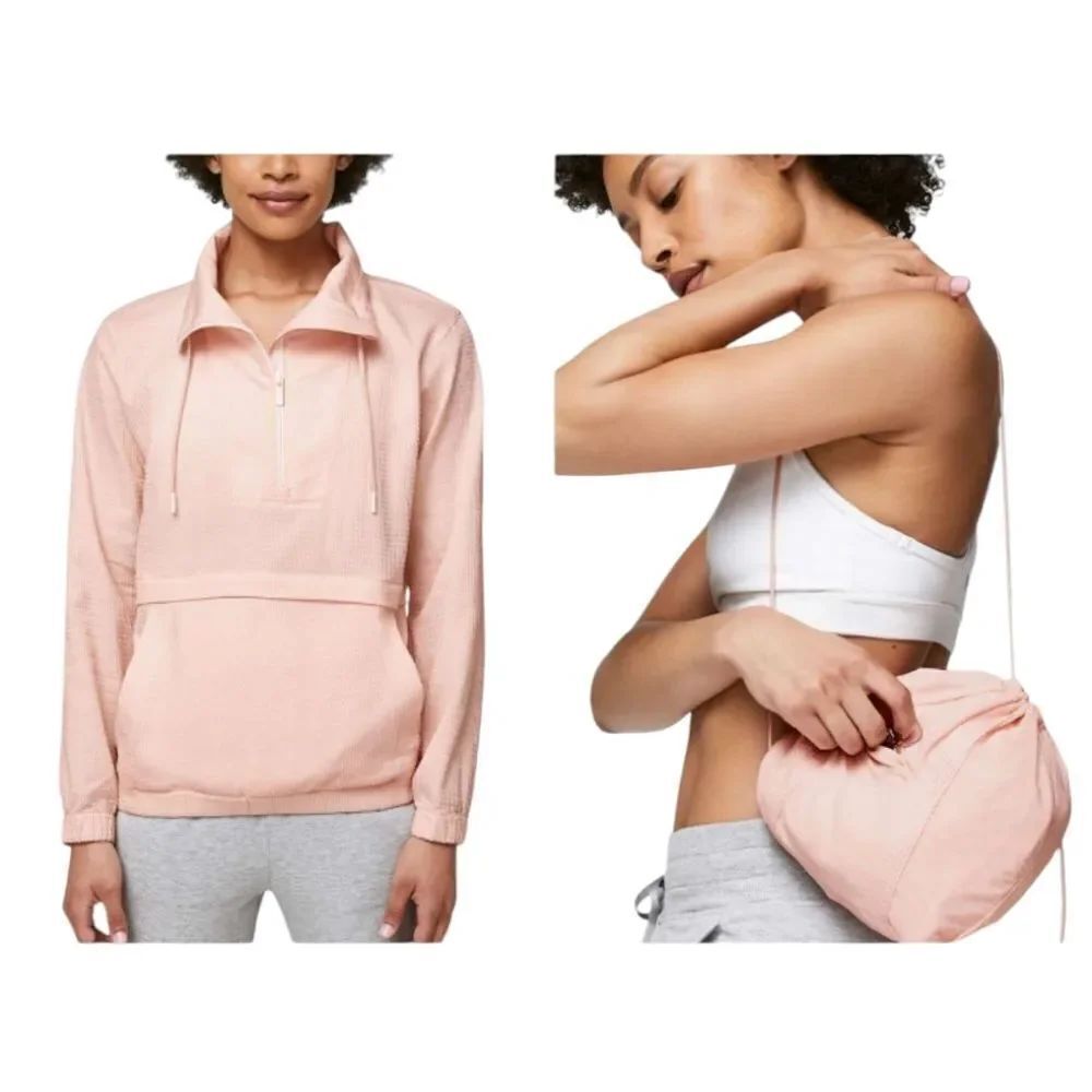 Lululemon Pack Light Pullover Butter Pink Size 6